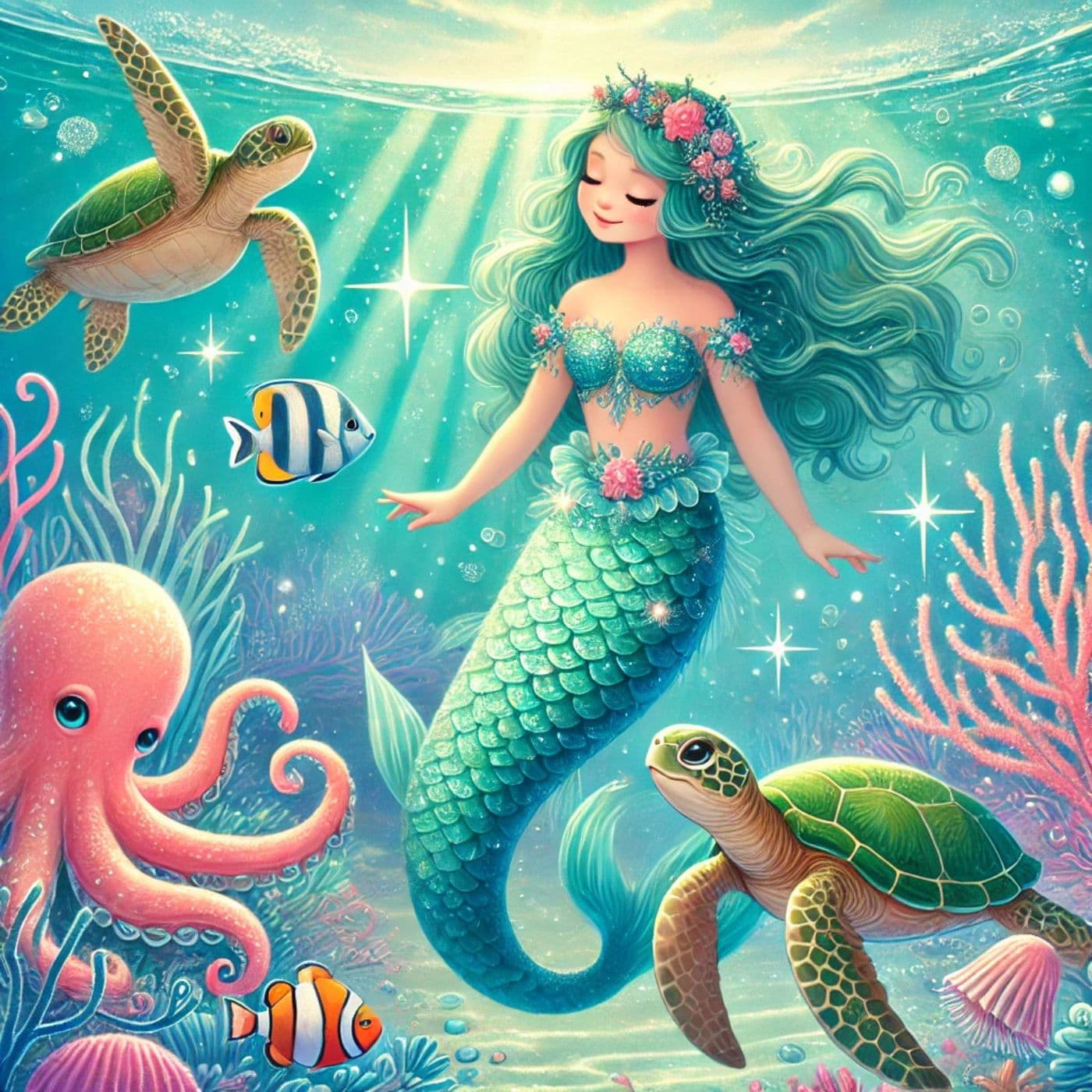 Mira the Mermaid and the Helpful Current